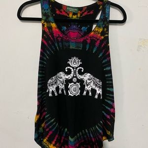 Tie Dye Elephant Tank